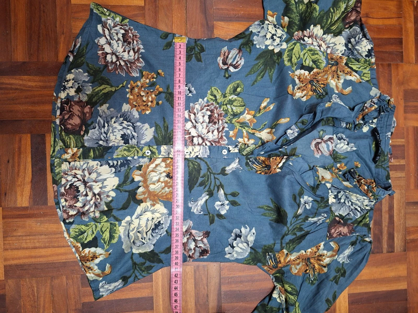 Chemise en coton Zara T.S imprimé floral – photo 7